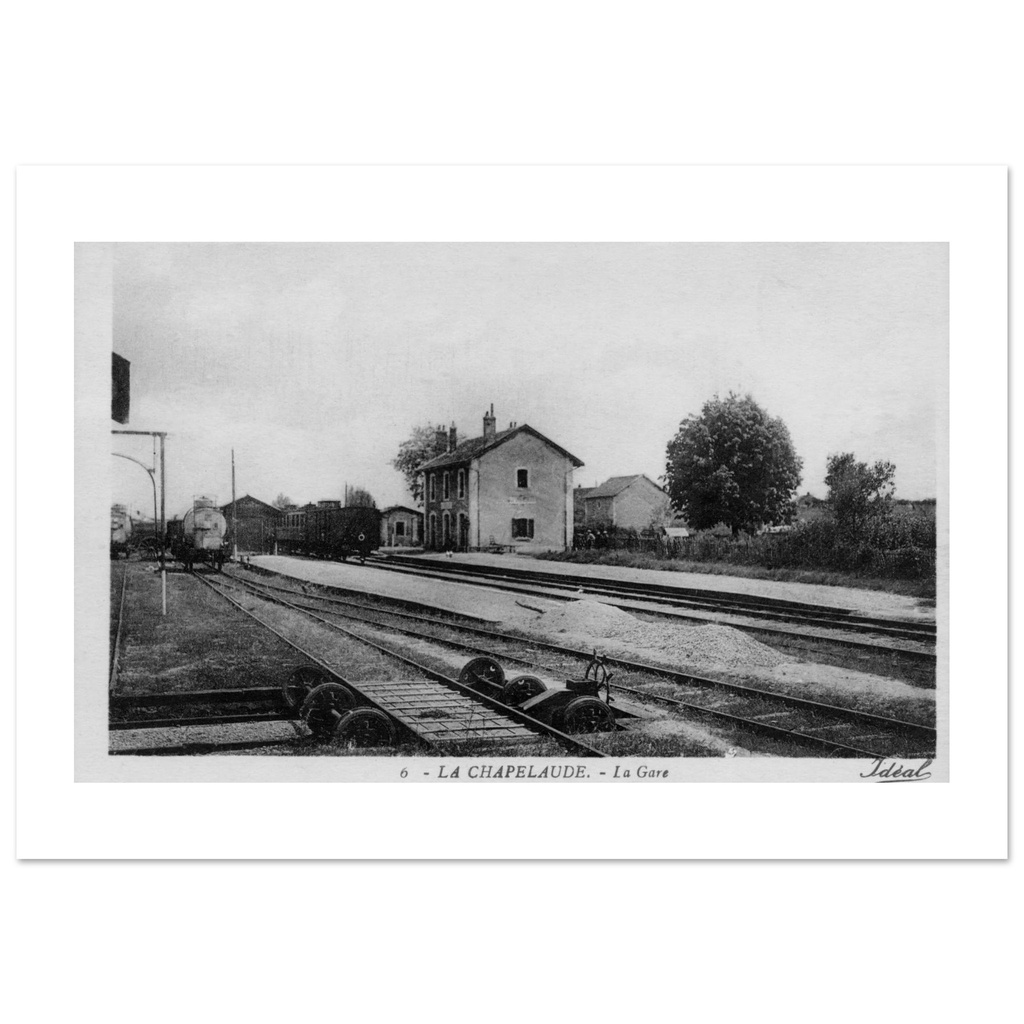La Chapelaude - Allier - Auvergne - France    la Gare