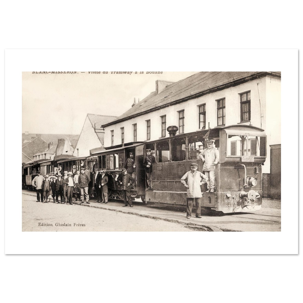 Blanc-Misseron - Visite du tramway a la douane
