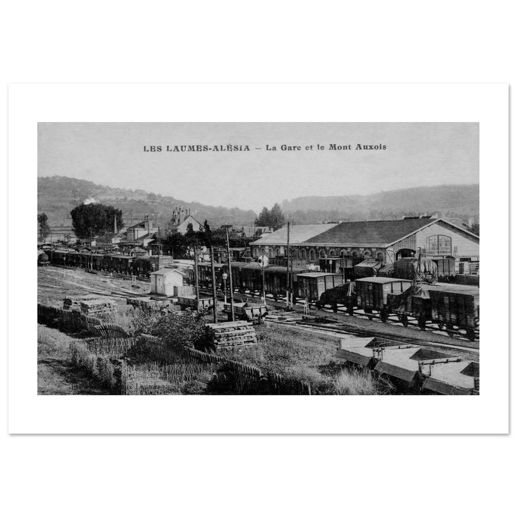 Venarey-les Laumes - Le Mont Alesia - La Gare et le Mont Auxois