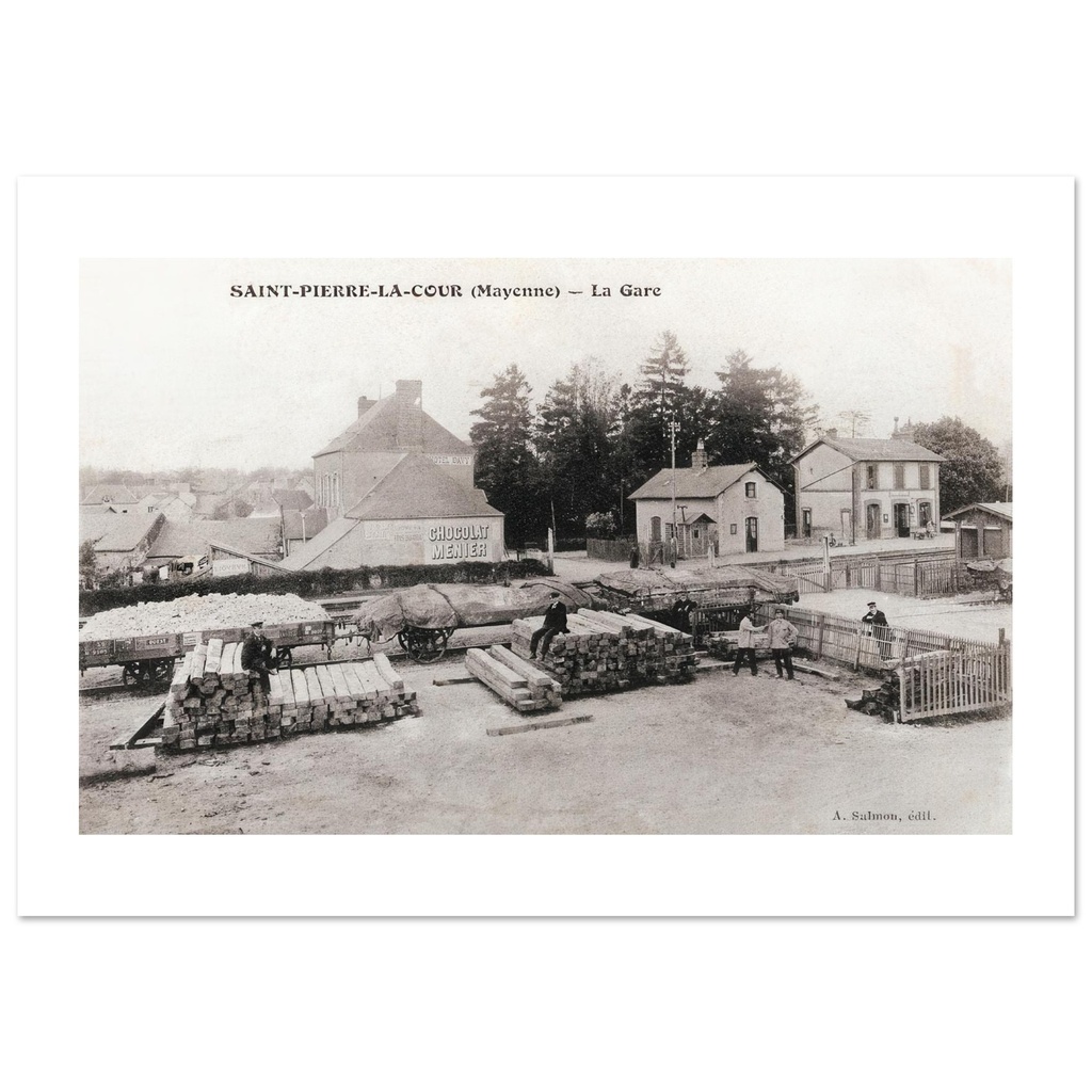 Saint-Pierre-la-Cour (Mayenne) - La gare