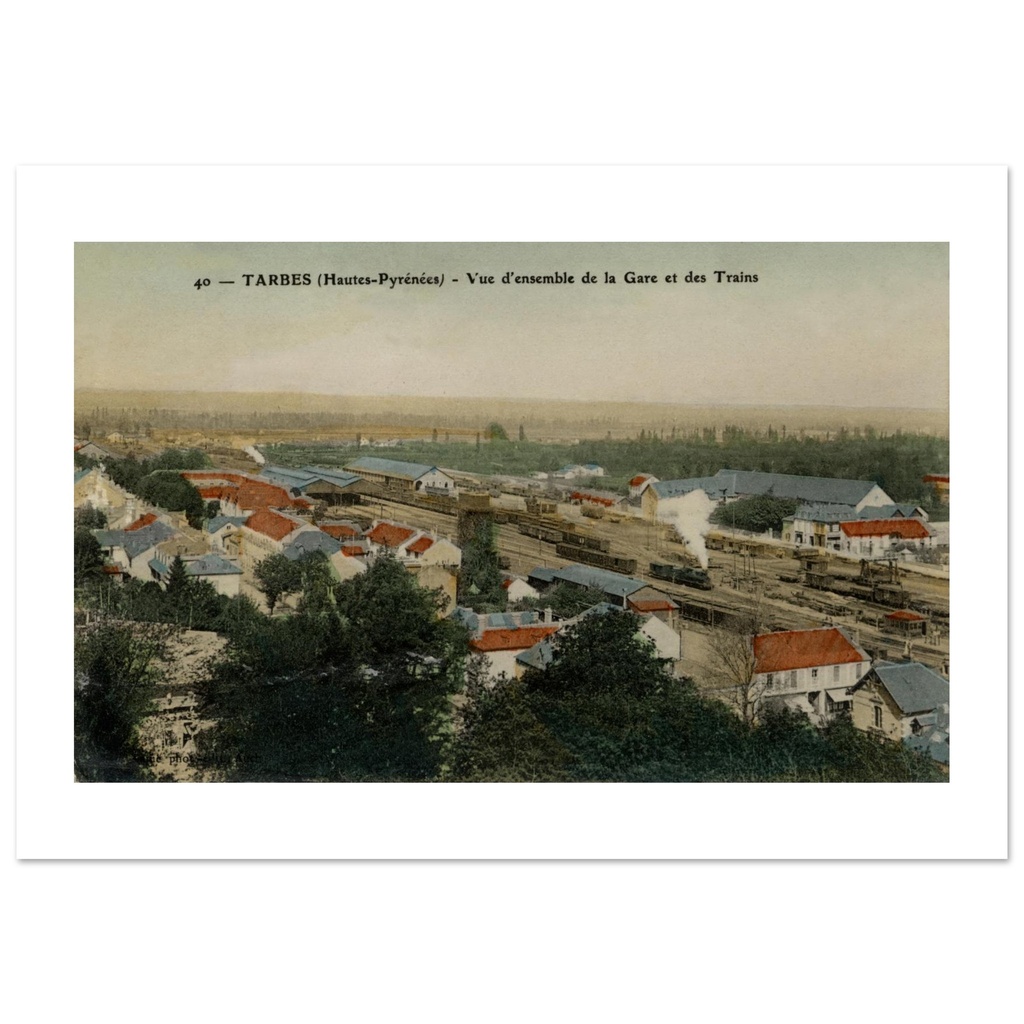 Tarbes - la Gare, vue d'ensemble