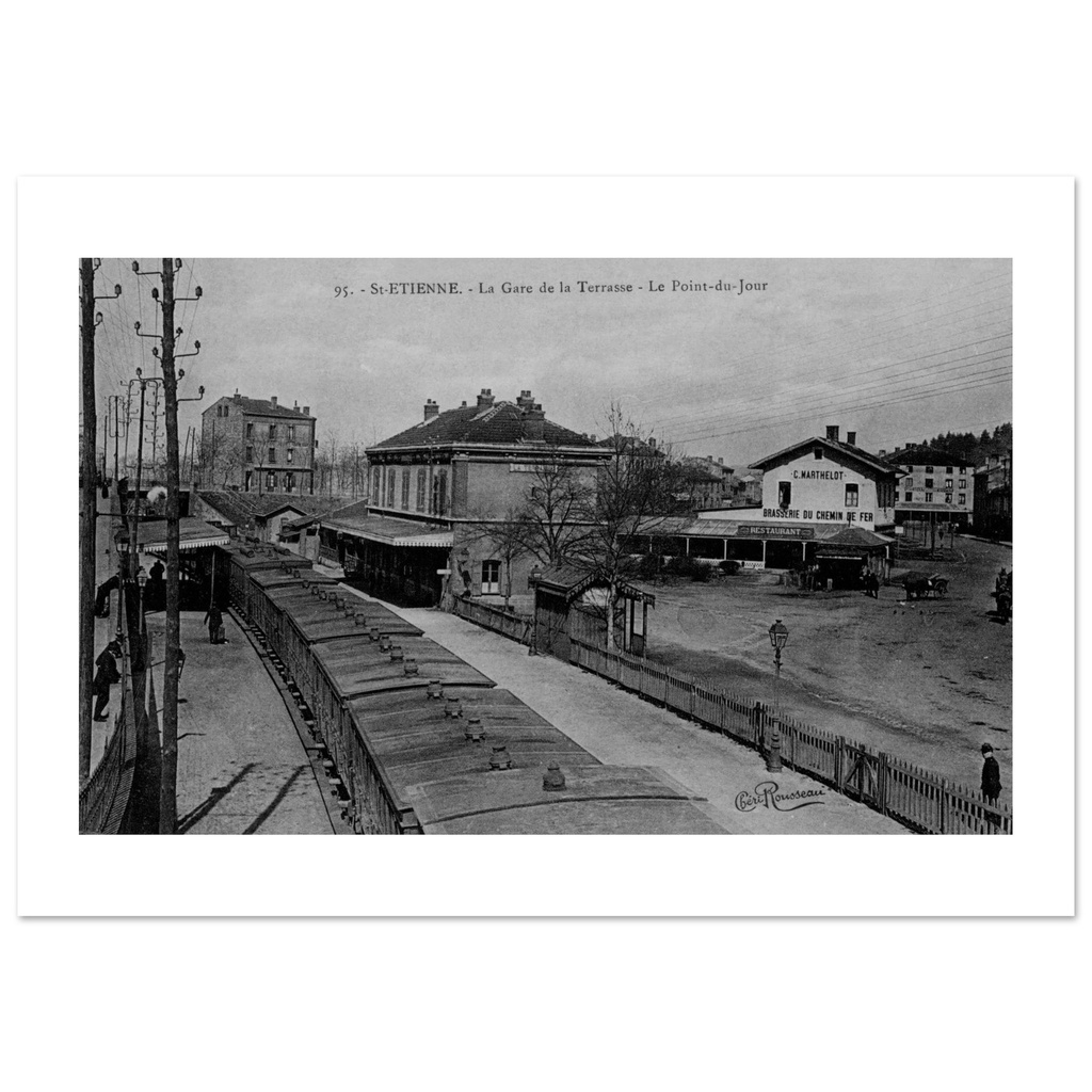 Saint-Étienne - La Gare de la Terrasse - Le Point-du-Jour