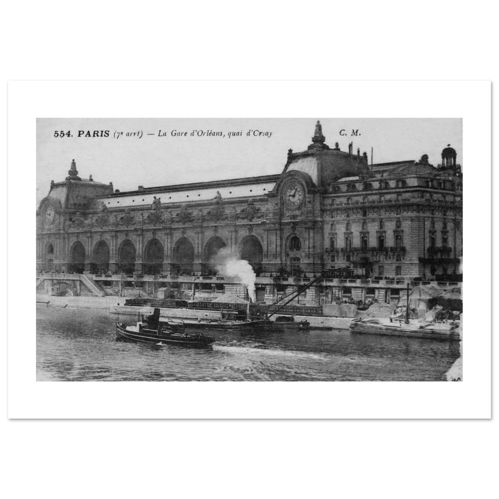 Paris - Interieur de la nouvlle gare d'Orleans, Quai d'Orsay