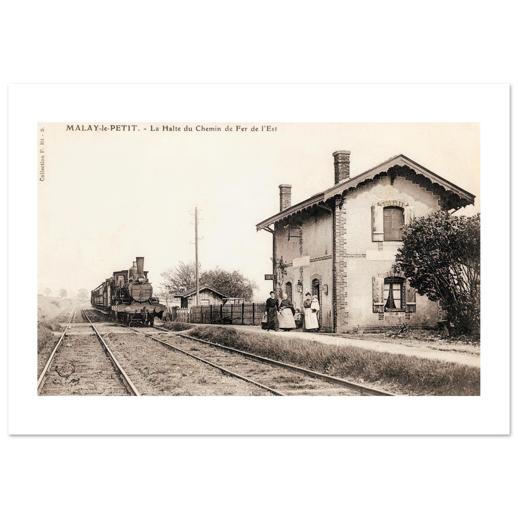 Malay-le-Petit - La halte du chemin de fer de l'Est