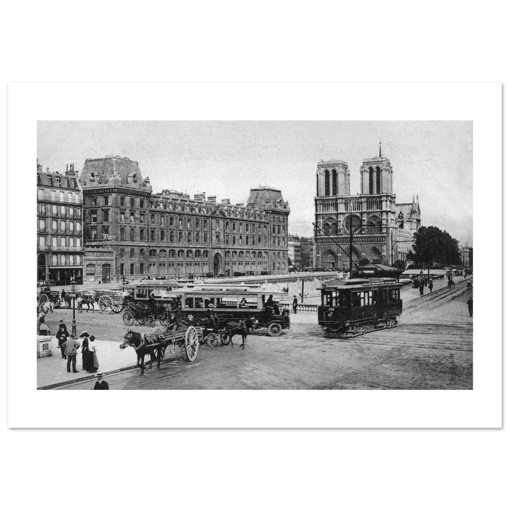 Paris - Notre Dame et Quai Saint Michel