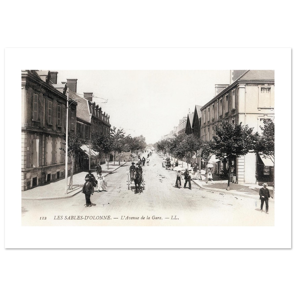 Les Sables d'Olonne - L'avenue de la Gare