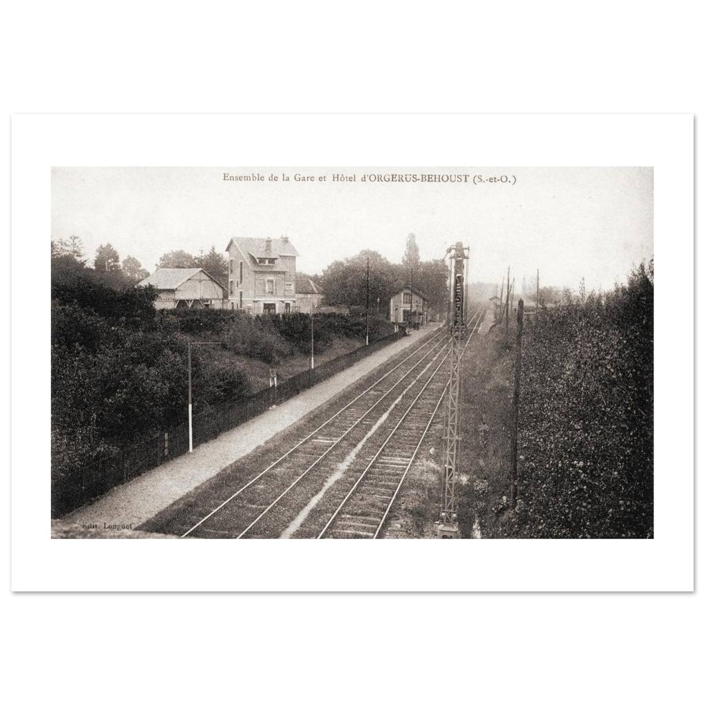 Ensemble de la gare d'Orgerus Behoust