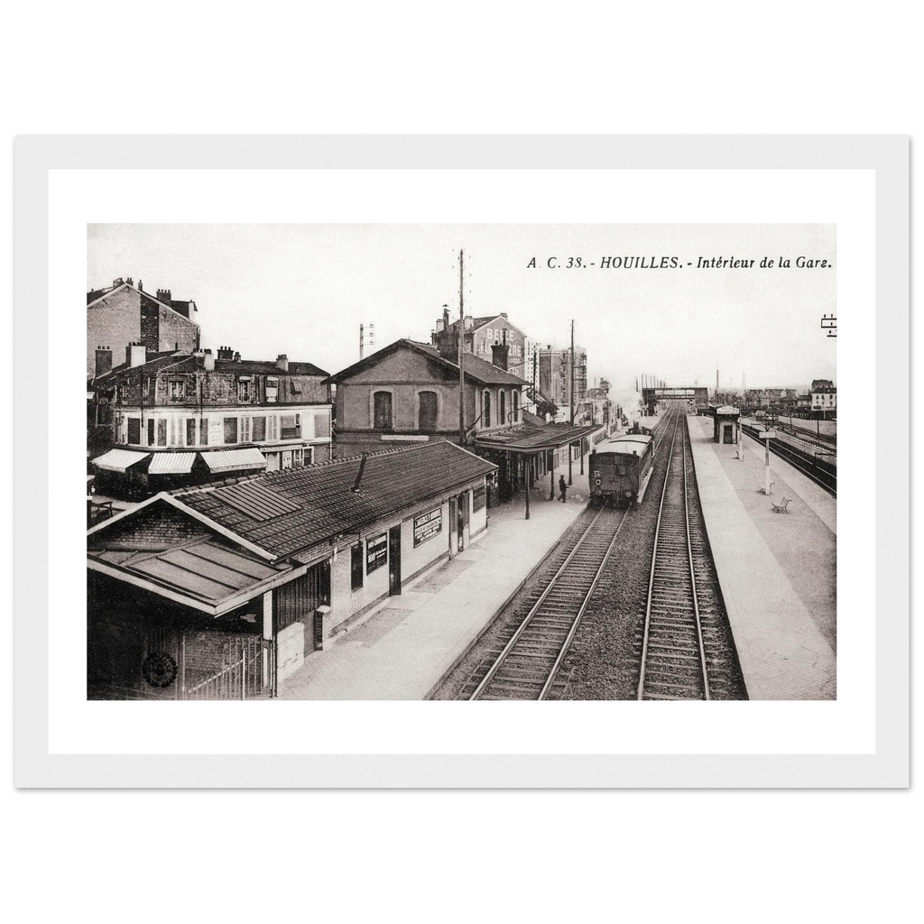 Houilles - interieur de la Gare