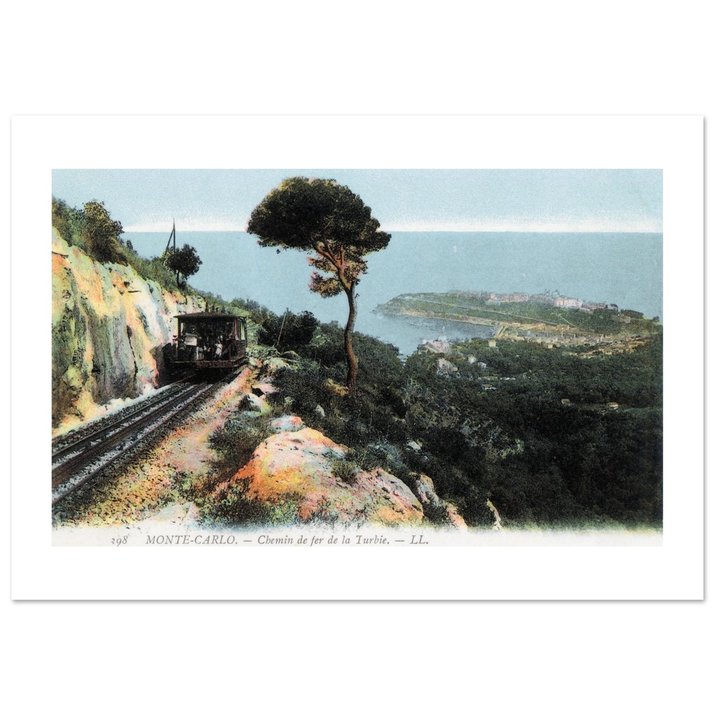 Monte Carlo - Chemin de Fer de la Turbie
