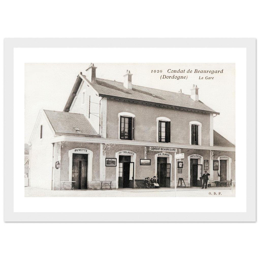 Condat de Beauregard (Dordogne) -La gare