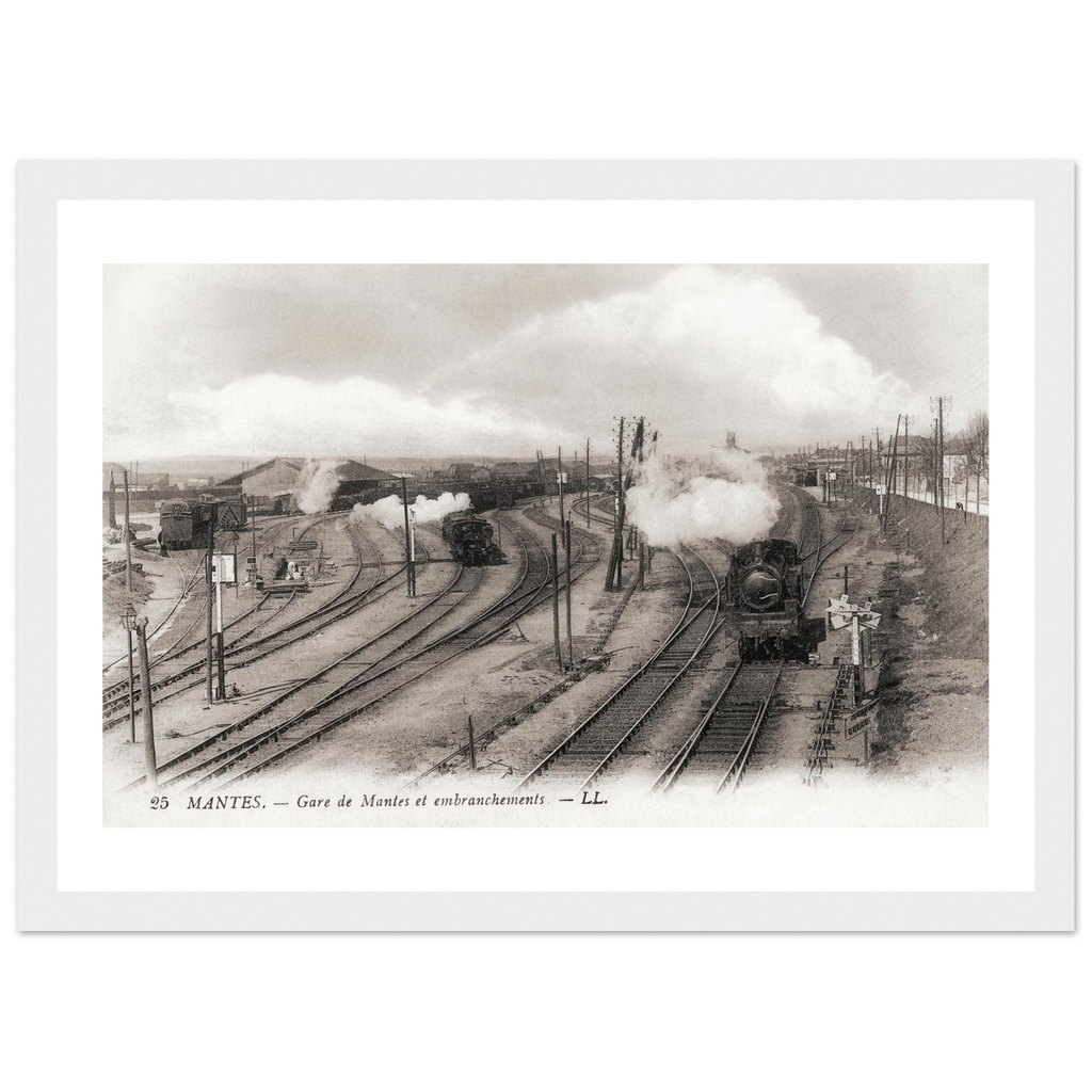 Mantes - gare de mantes et embranchements