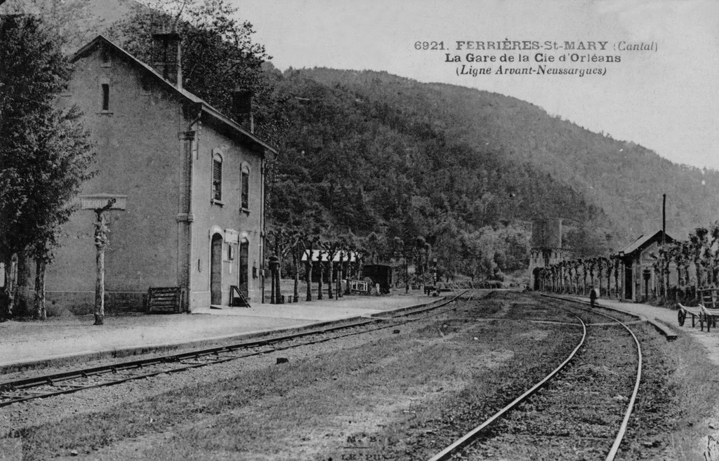 Ferrières-Saint-Mary - La Gare de la cie D'Orléans