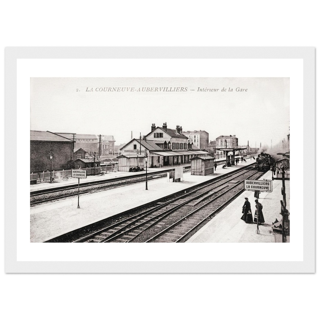 La Courneuve-Aubervilliers - Interieur de la Gare