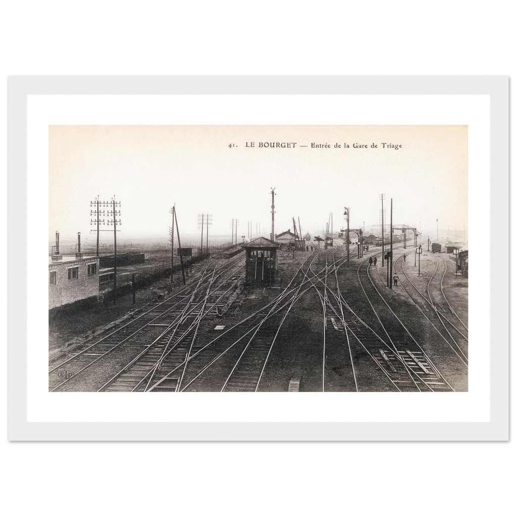 Le Bourget - Entree de la Gare de Triage