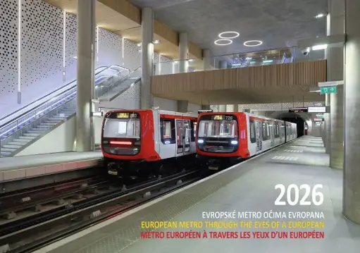 [233247] Calendrier 2026 - Métro européen 