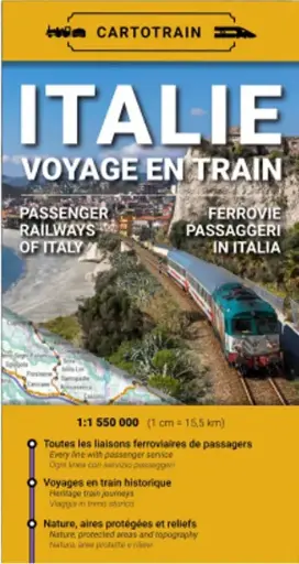 [233245] Cartotrain - Carte pour voyager en Italie