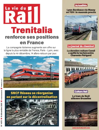 [VDRH4072] La Vie du Rail (hebdomadaire) N°4072