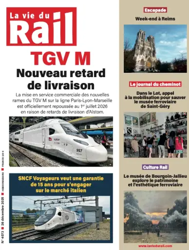 [VDRH4073] La Vie du Rail (hebdomadaire) N°4073