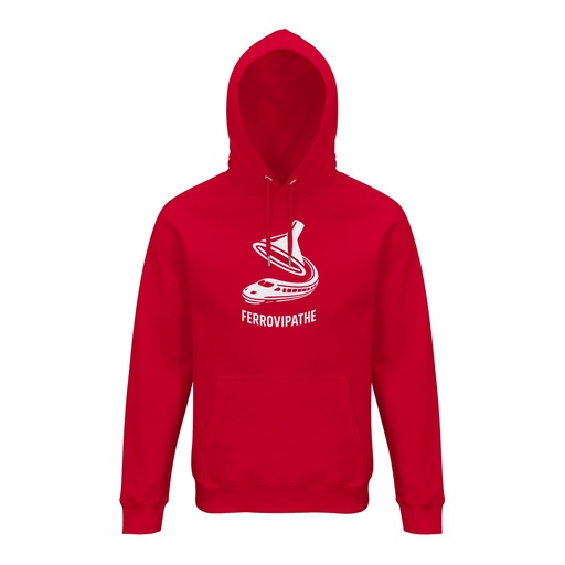 Sweat à capuche unisexe "Ferrovipathe"