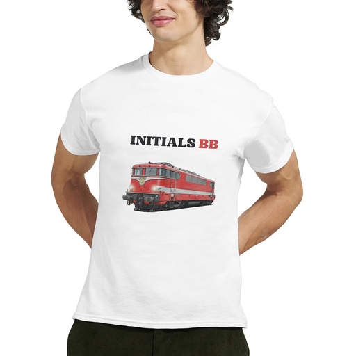 T-shirt  "initial BB" unisexe