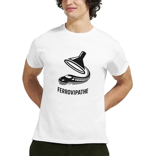 T-shirt  "Ferrovipathe" unisexe