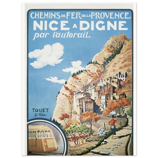 Nice à Digne par Autorail