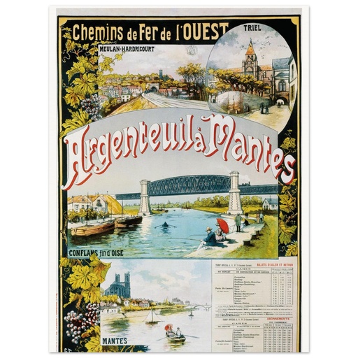 D'Argenteuil à Mantes