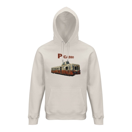 Sweat à capuche unisexe "Autorail Picasso"