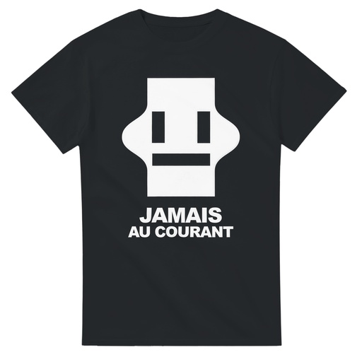 T-shirt  Signalisation ferroviaire"Jamais au courant" Unisexe