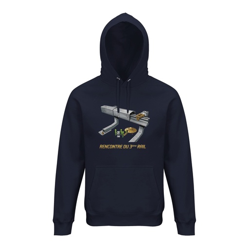 Sweat à capuche unisexe "Rencontre du 3e Rail"