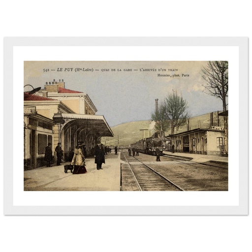 Le Puy - Quai de la Gare - L Arrivee d un train