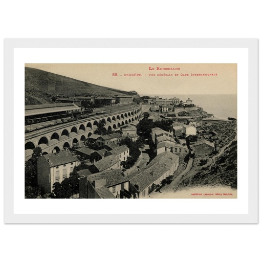 Cerbere - La Gare internationale et vue generale