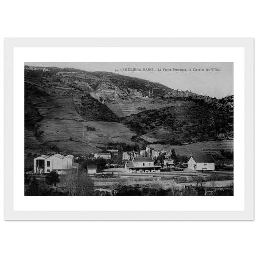 Amélie-les-Bains-Pyrenees Orientales - La Petite Provence, la Gare et les villas