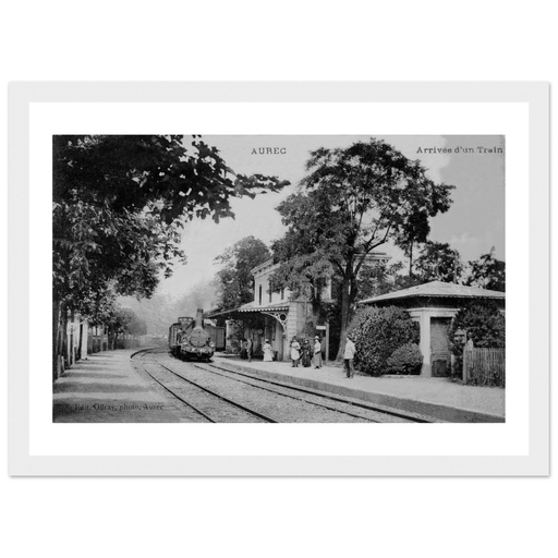 Aurec-sur-Loire - Arrivee d'un train