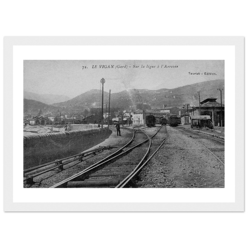 Le Vigan - Ligne sur l'arrivée