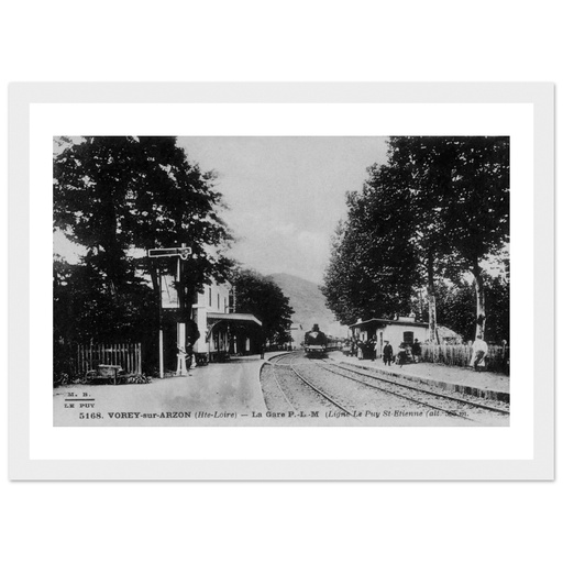 Vorey-sur-Arzon - La Gare PLM (Ligne le Puy st-Etienne alt 365 m)