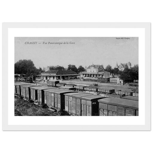 Chagny - Vue panoramique de la Gare