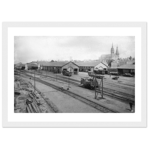 Chartres - La Gare vue sur les Quais