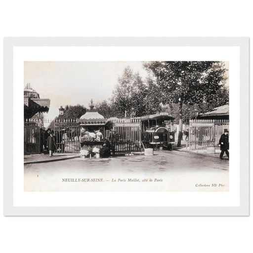 Neuilly-sur-Seine - La porte Maillot côté Paris