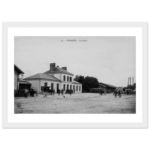 Fismes - La ligne de Reims  Soissons Fut Inauguree le 16 avril 1862