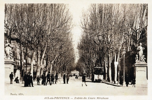 Aix en Provence - Entree du Cours Mirabeau