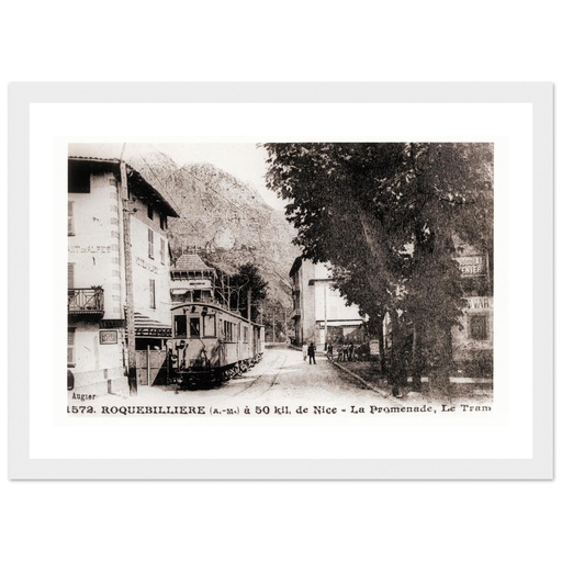 Roquebilliere - La Promenade, lme Tram