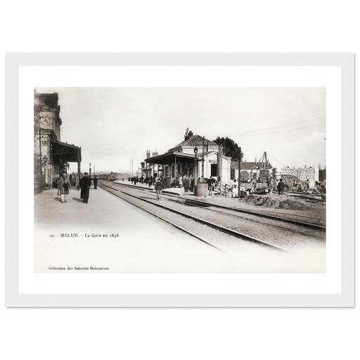 Melun - La Gare en1896