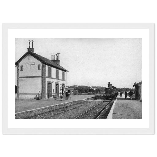 Gallardon-Pont - La Gare Vue prise sur les quais 2