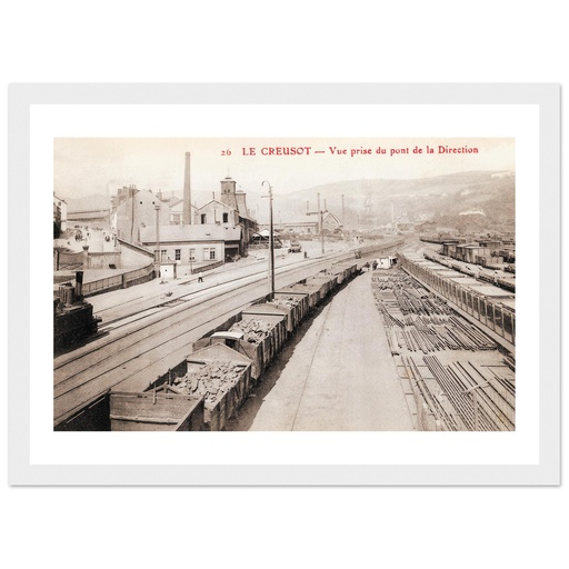 Le Creusot - Vue Prise du Pont de la Direction