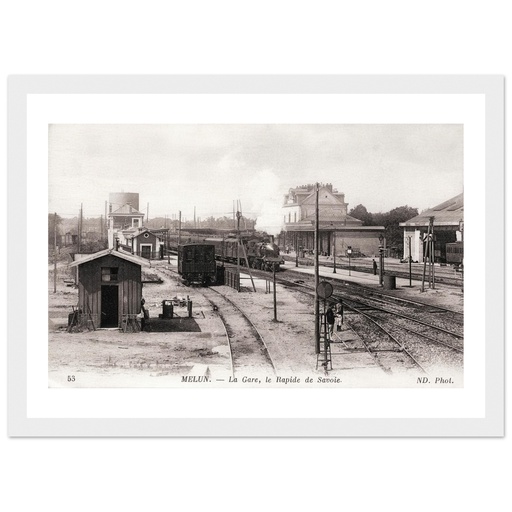 Melun - La Gare, le rapide de Savoie