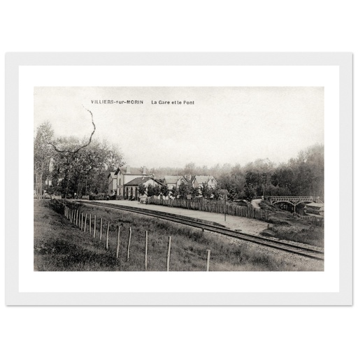 Villiers-sur-Morin - La Gare et Le pont