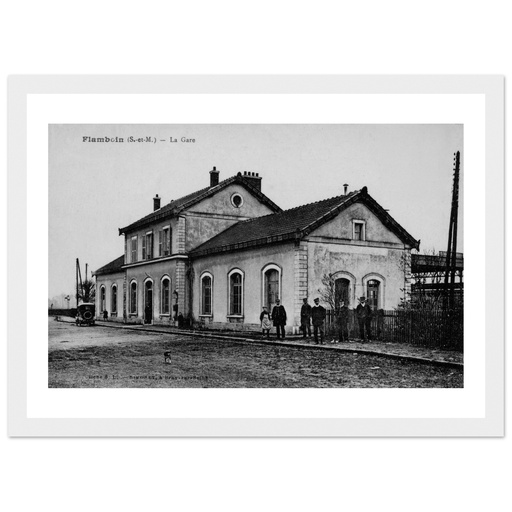 Flamboin - Seine et Marne - Ile de France - France    La Gare