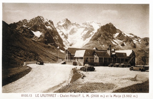 Le Lautaret - Chalet P.L.M - (2108) et la Meije (3982 m)
