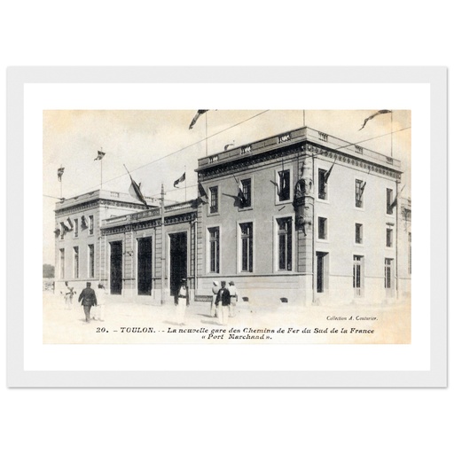 Toulon - La nouvelle gare des chemins de fer  du sud de la France